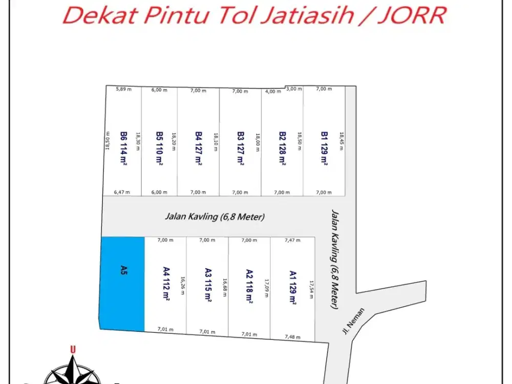 Tanah Bekasi Kota Dekat KCM Strategis Cocok Untuk Hunian Asri