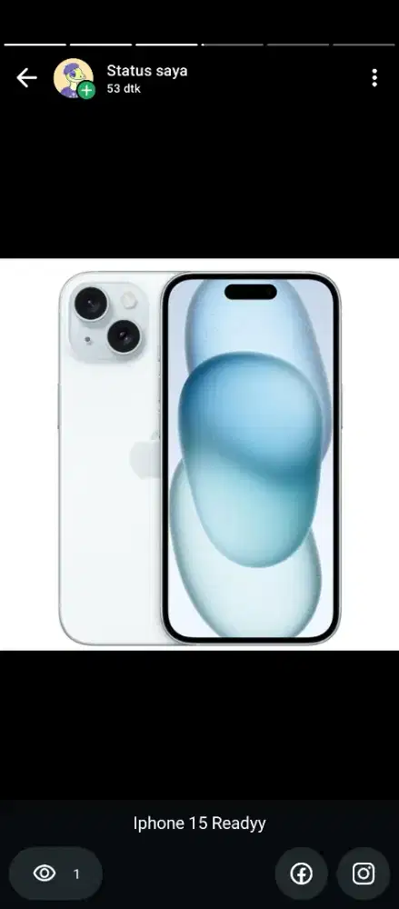 Iphone 15 128 Kalau ga cocok bisa tukar