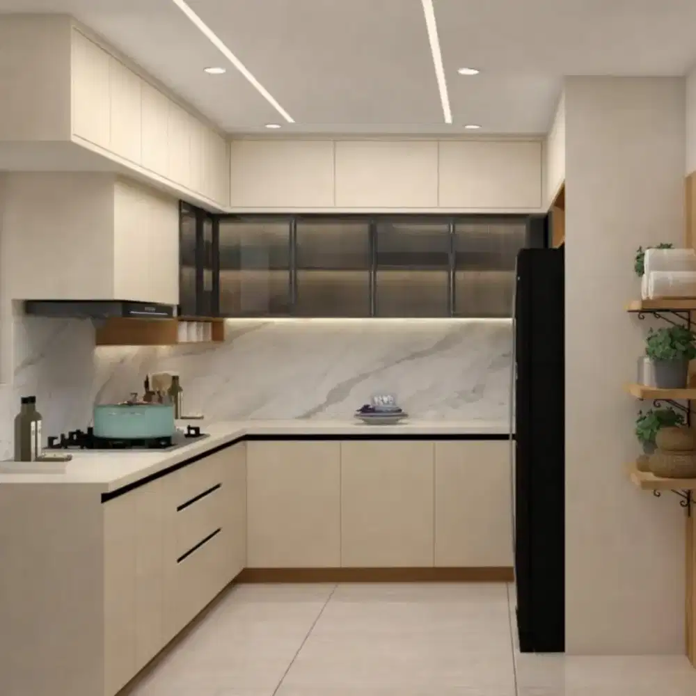 KITCHEN SET MINIMALIS WARDROBE BEDROOM SET BEDROP TV