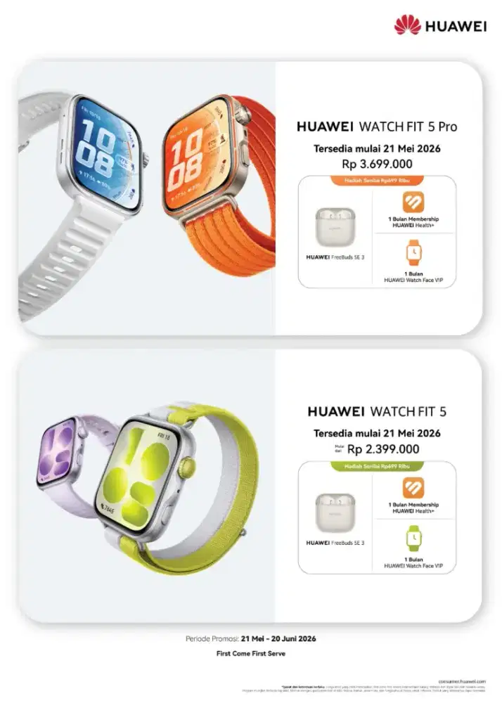 Huawei Watch Fit 5 Series