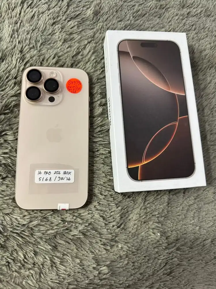 Iphone 16 pro 256 gb ibox garansi on fullset oem