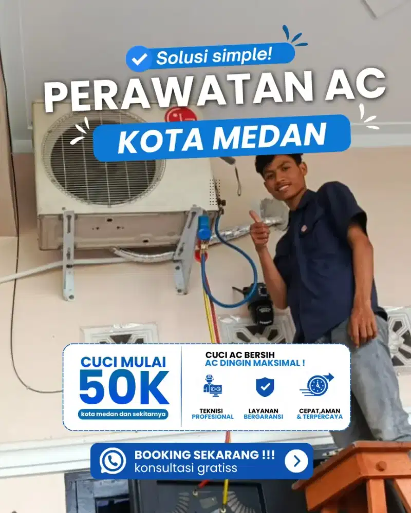Service AC Panggilan Murah Bergaransi | Cuci & Perbaikan AC