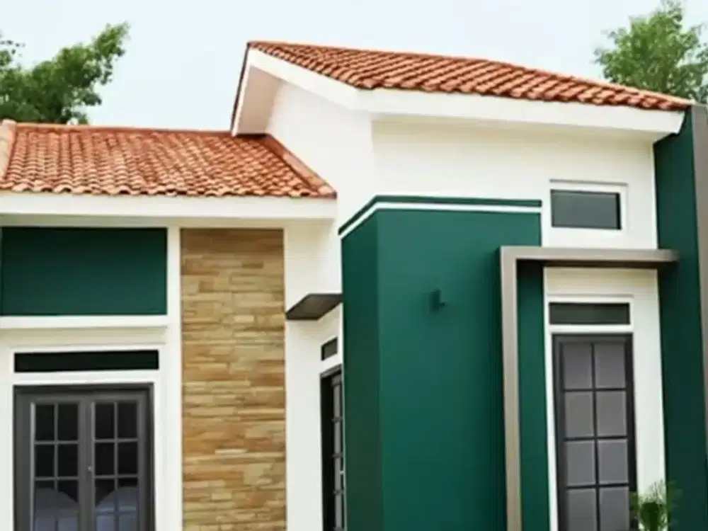 Rumah baru cash akses krl citayam bebas banjir
