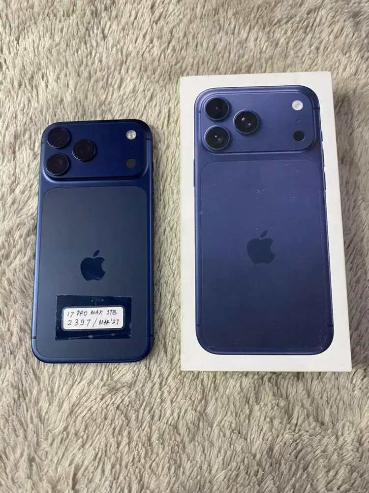 Iphone 17 pro max 1 tb fullset ori garansi on