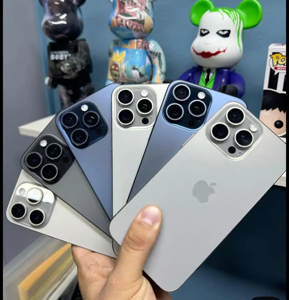 Iphone 15Pm 256GB Ibox Blue dan Natural