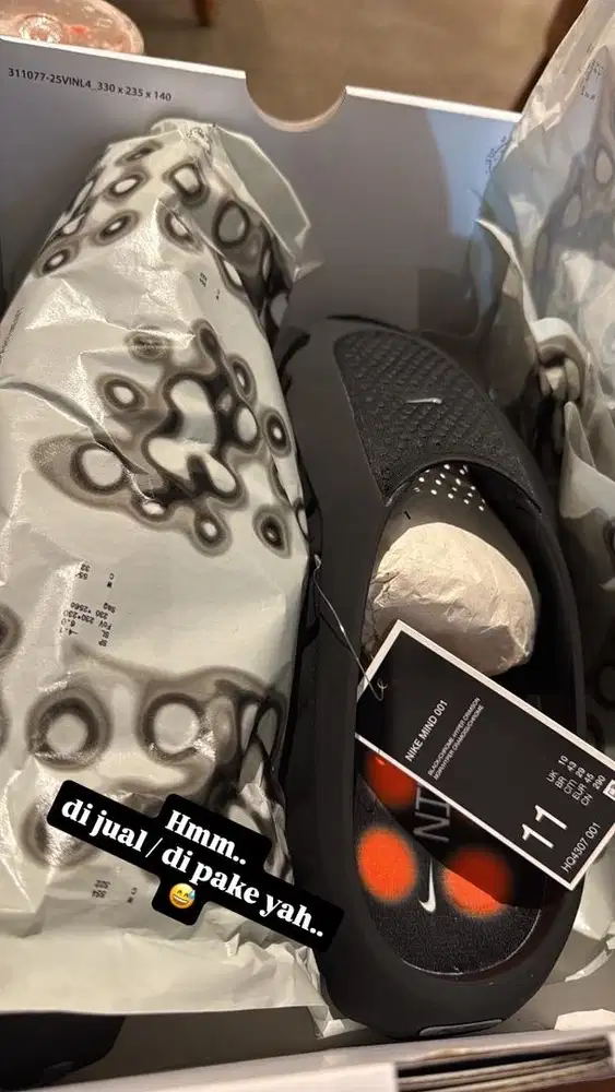 Nike mind 001 black