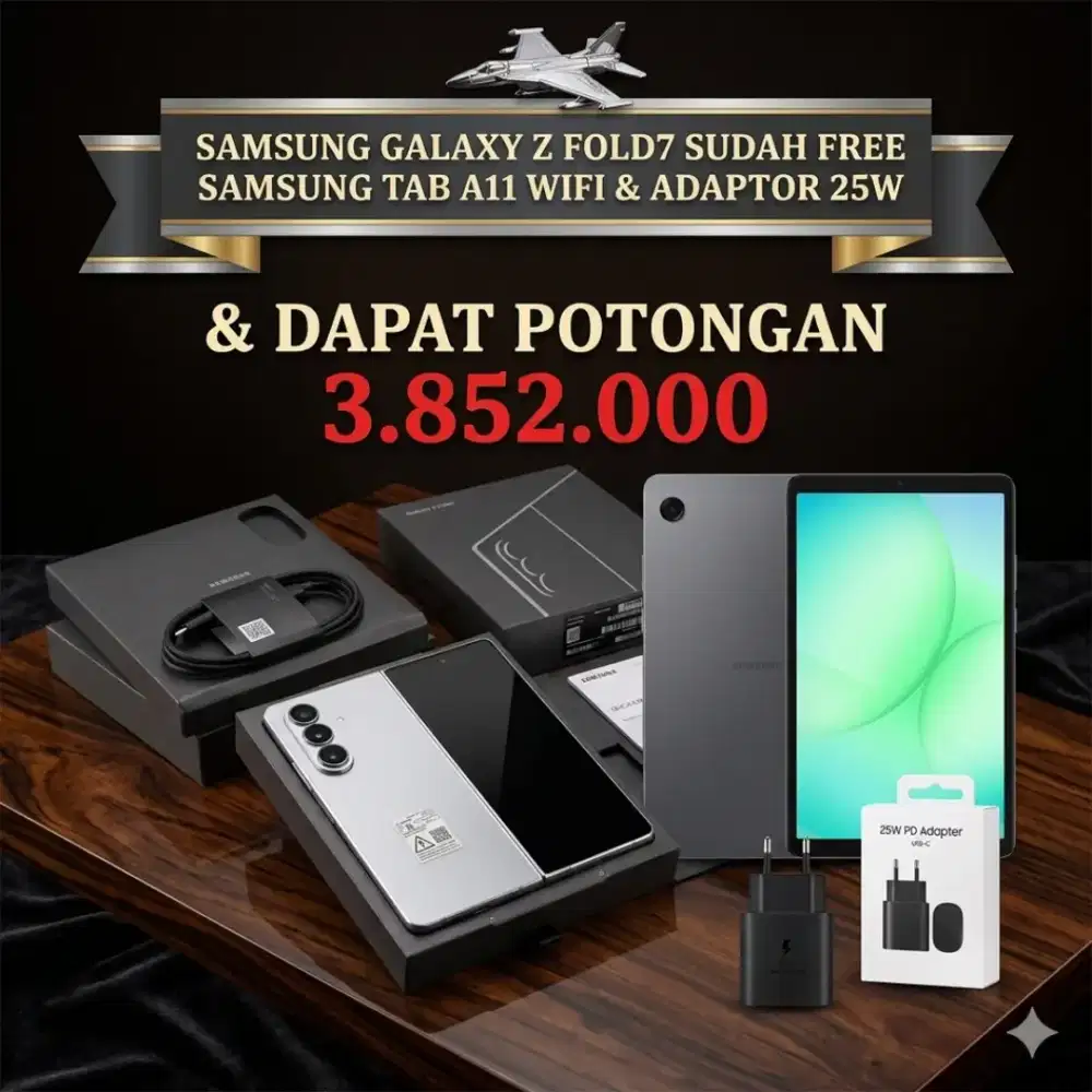 Modal KTP bisa bawa samsung z fold7 free DP free Admin free 1x cicilan
