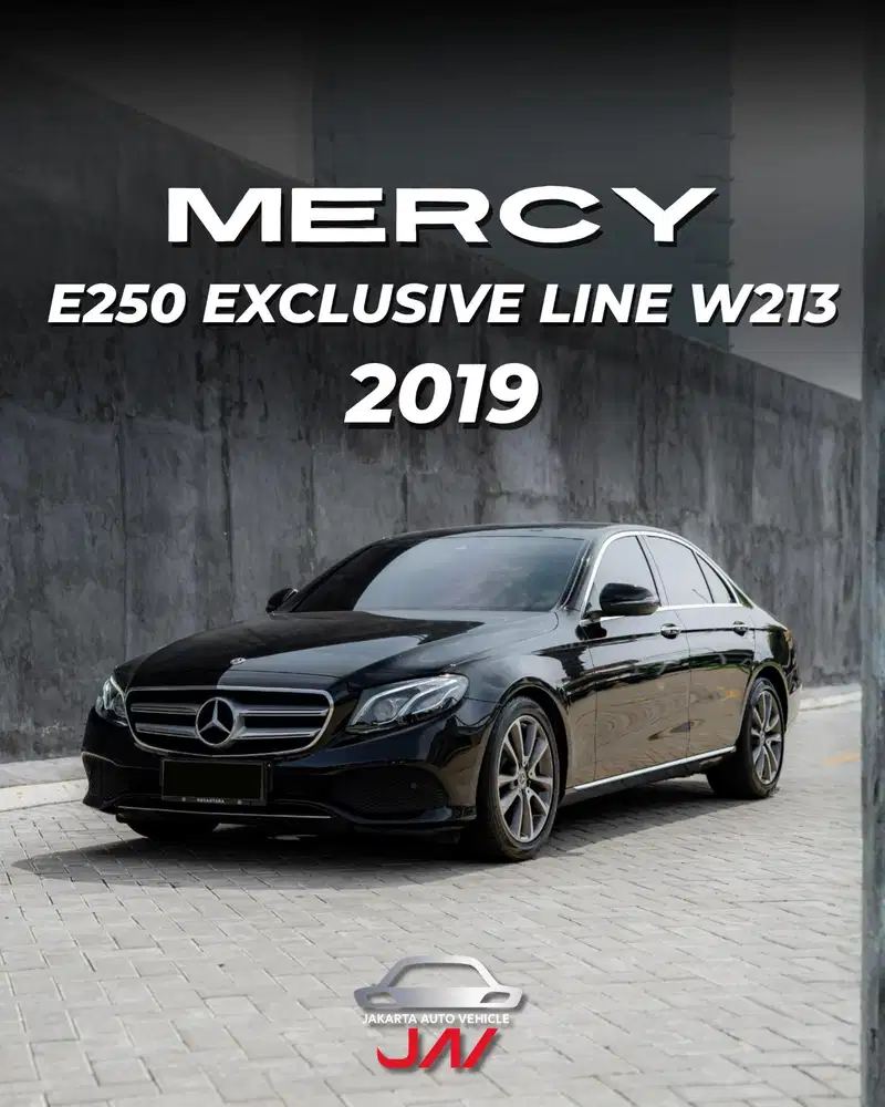MERCEDES BENZ E250 EXCLUSIVE LINE W213 2019 / LOW ODO / LIKE NEW