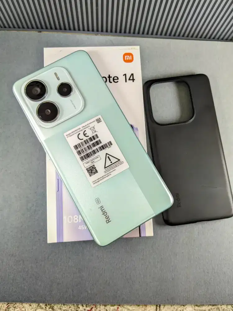 Xiaomi redmi note 14 5G ram 8/256GB lengkap ori mulus normal