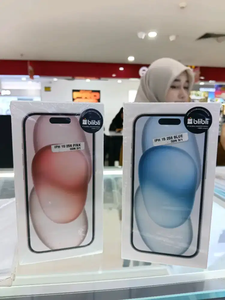 IPHONE 15 BASIC 128 BARU / 2ND READY ALL WARNA .. CASH / KREDIT BISA