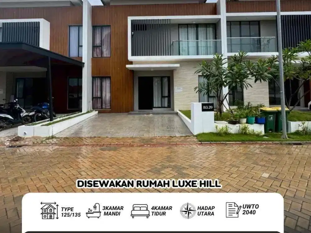 Disewakan Rumah LuXe hill citraland Megah