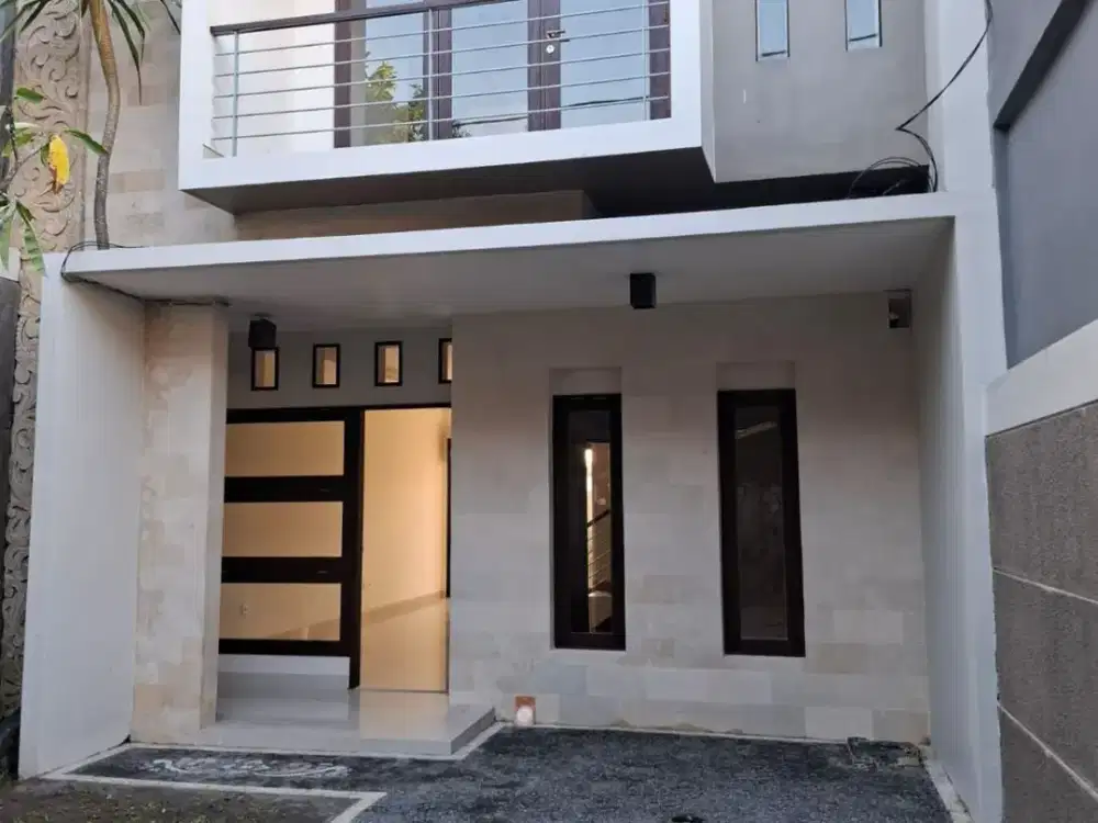 RUMAH BRAND NEW MINIMALIS 2 LANTAI DI PERUMAHAN JL SURYA KEROBOKAN KAJA BALI
