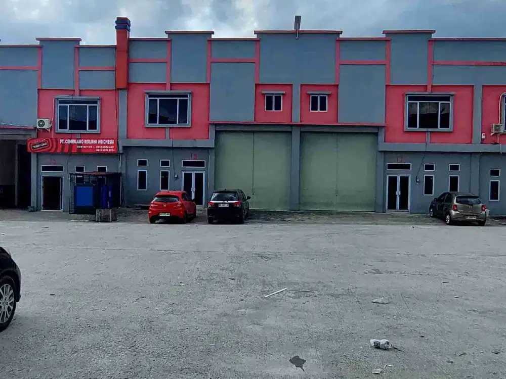 GUDANG LUAS 470M², LOKASI INDUSTRI GARUDA SAKTI PEKANBARU