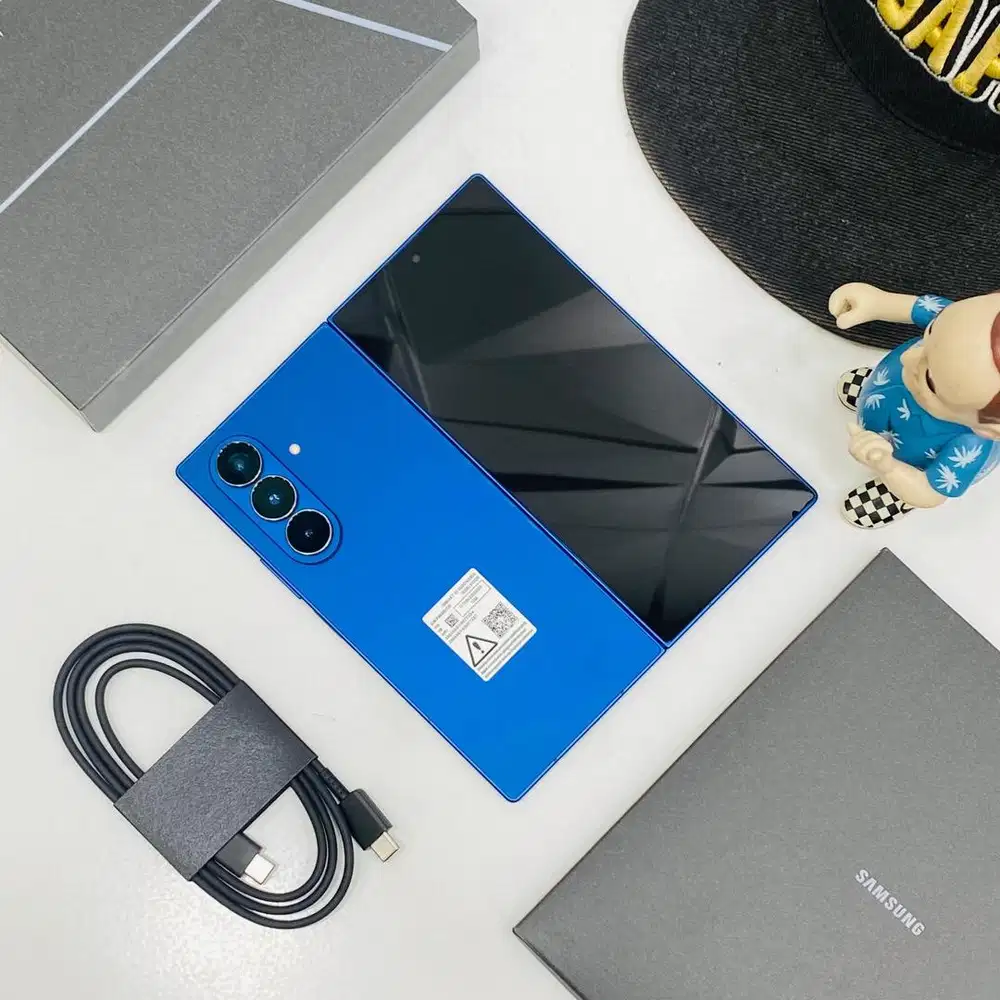 Samsung Z Fold 7 512 gb blue shadow garansi sein