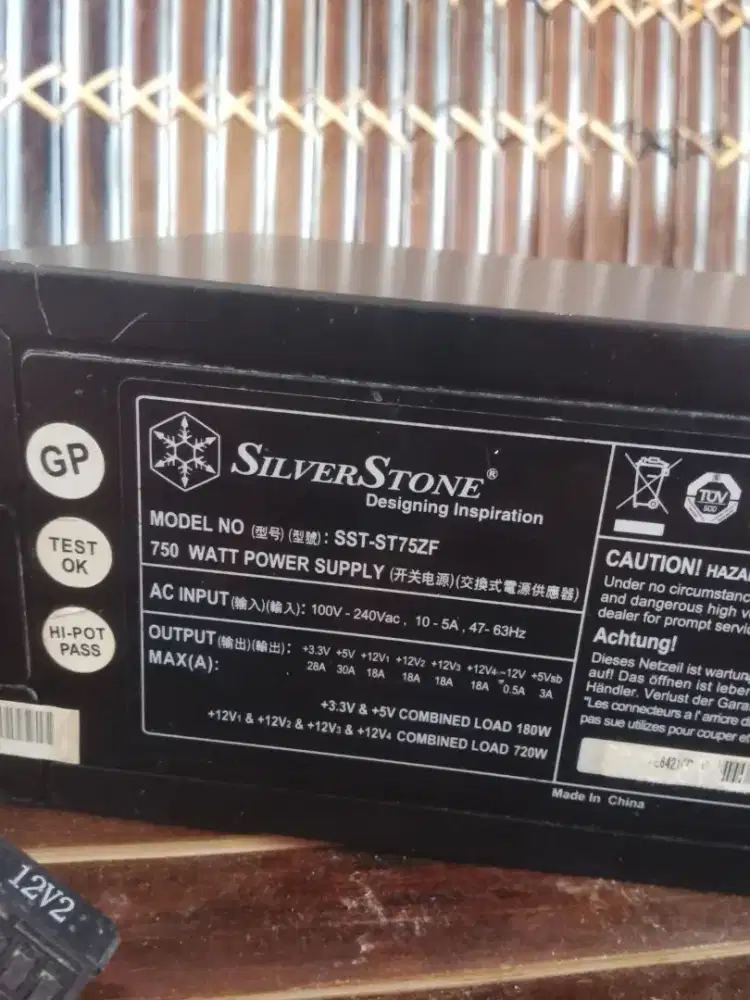 Dijual power supply silverstone 750watt