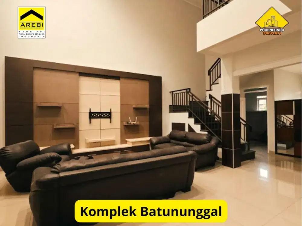 Dijual / Disewakan Rumah Furnished di Komplek Batununggal Bandung | LT 180 | 4+1 KT | Siap Huni