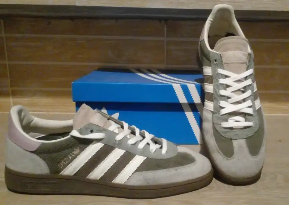 Adidas Spezial Handball Silver Green Cream White Magic Mauve size 44