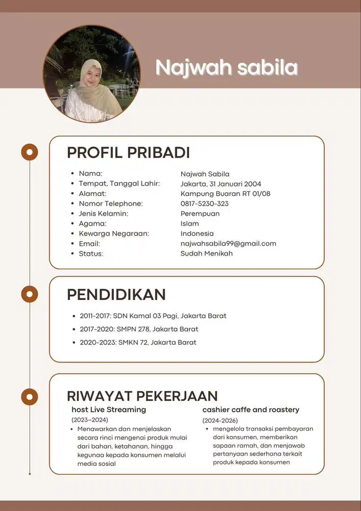 pengalaman kasir caffe 2.4 tahun