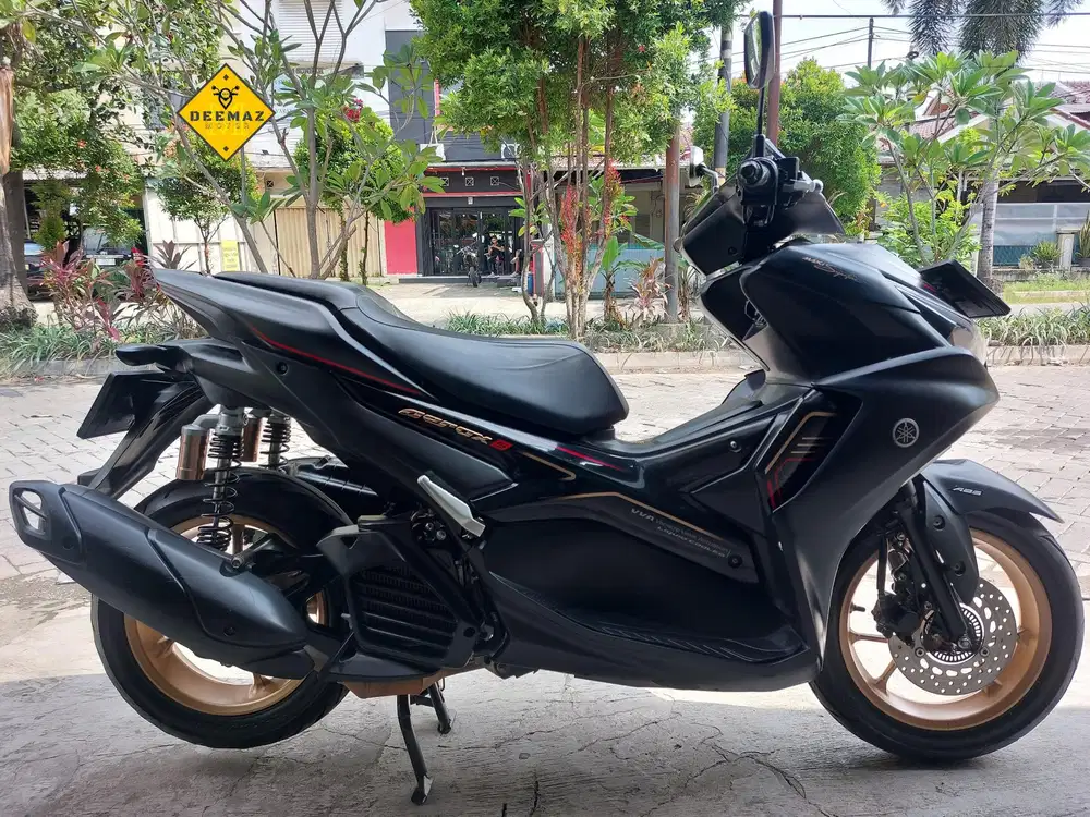 (DP 500 Rb)‼️ Aerox S ABS Keyless Connected Hitam 2024 Cash & Kredit