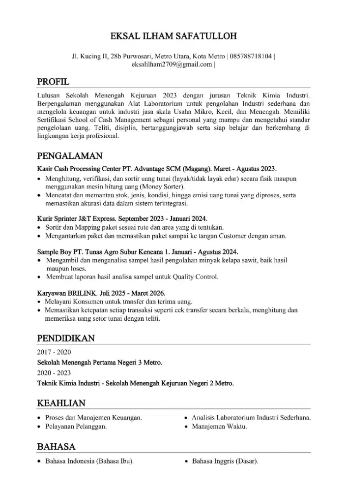 Mencari Pekerjaan #OpentoWork