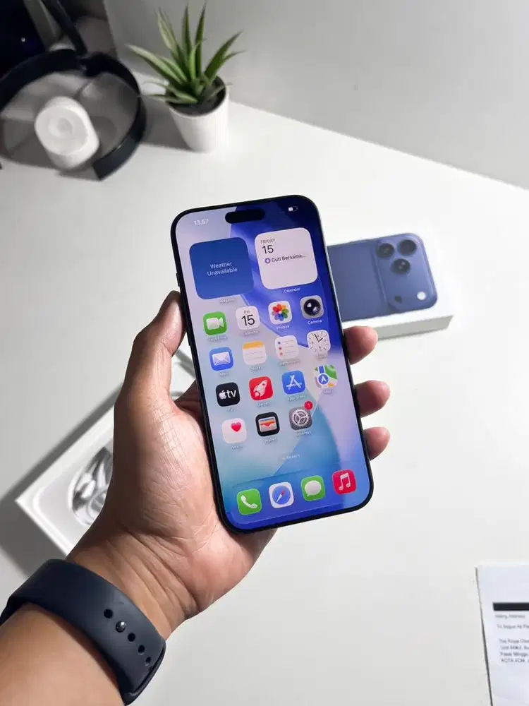 iPhone 17 Pro Max 256GB Deep Blue Resmi iBox