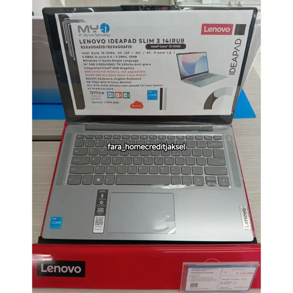 Lenovo Notebook I3 8-512 SSD Gray