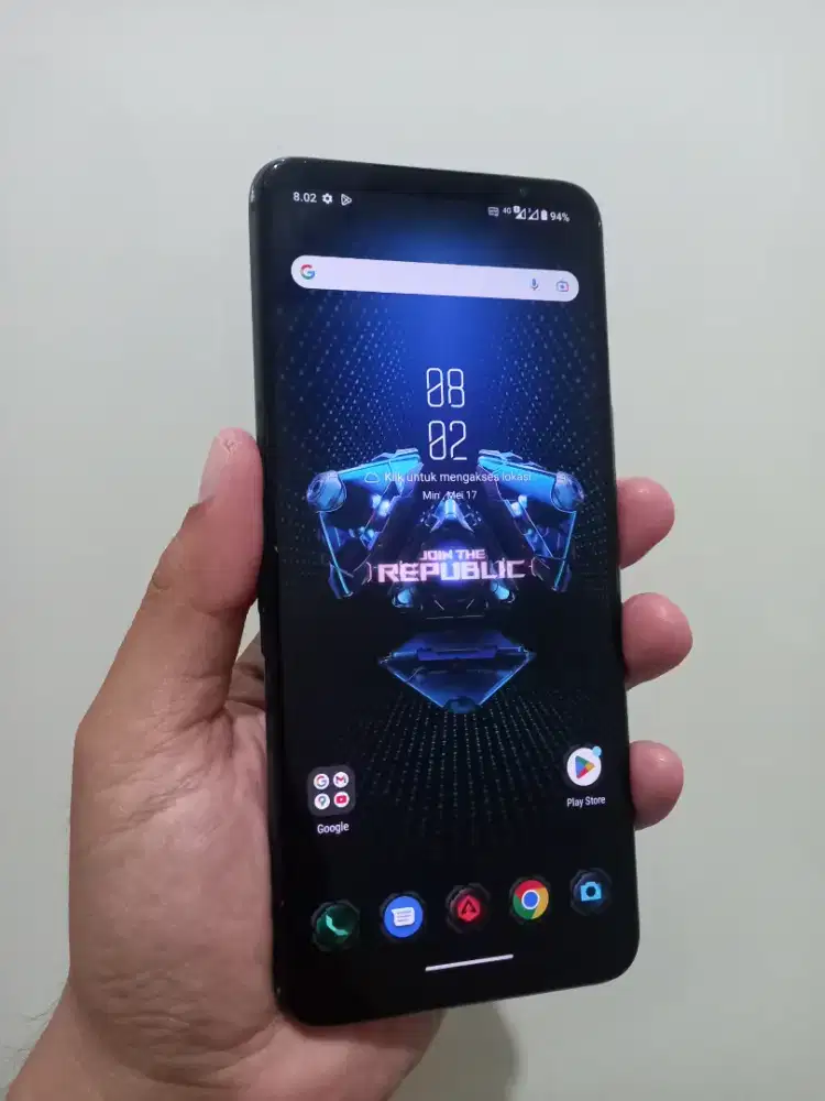 Asus Rog Phone 5S Ram 8/128Gb Ex Resmi Fullset ori normal