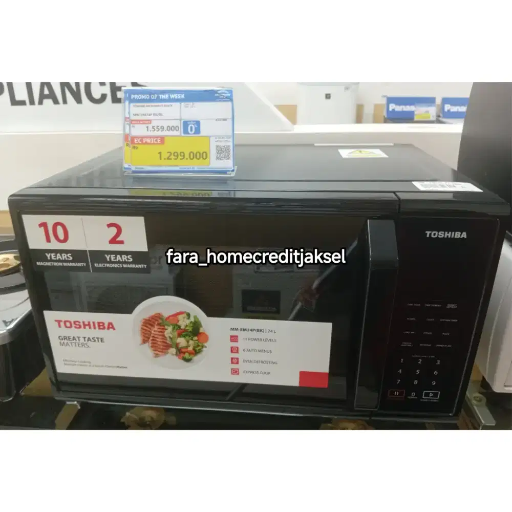 Toshiba Microwave Black