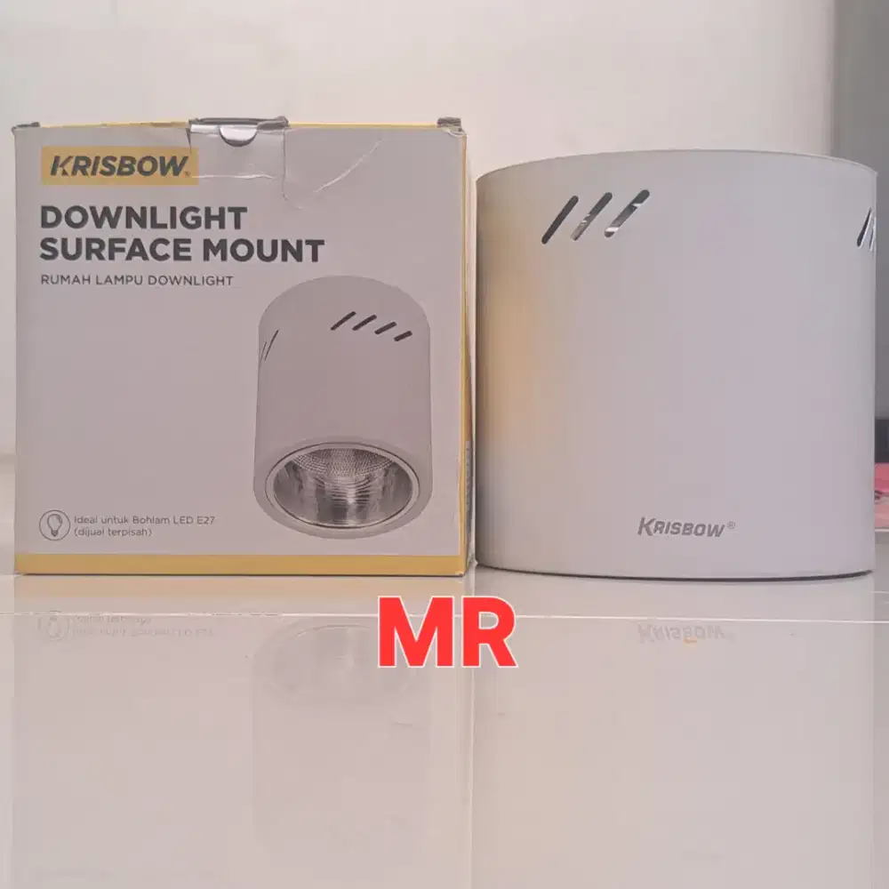 DUDUKAN LAMPU/HOUSING LAMP MERK KRISBOW 6 INCH
