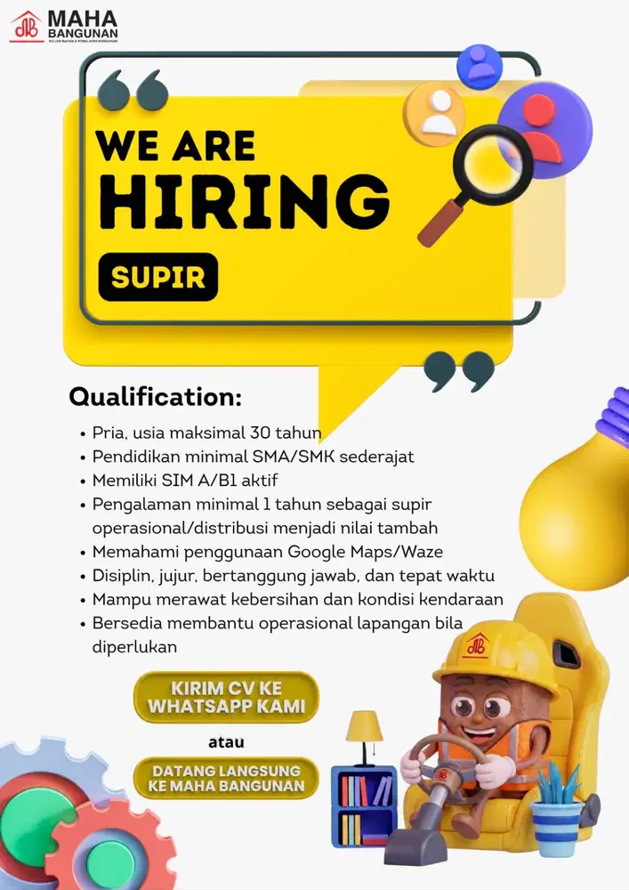 Lowongan Kerja Matrial - Toko Bangunan