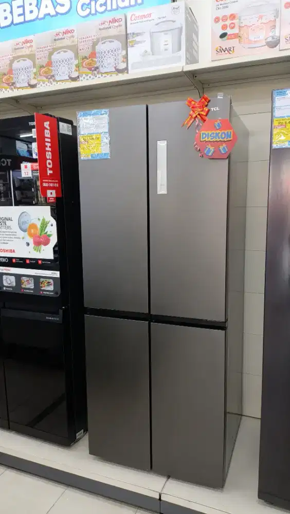 KULKAS 4 PINTU BISA CICILAN DP 0%