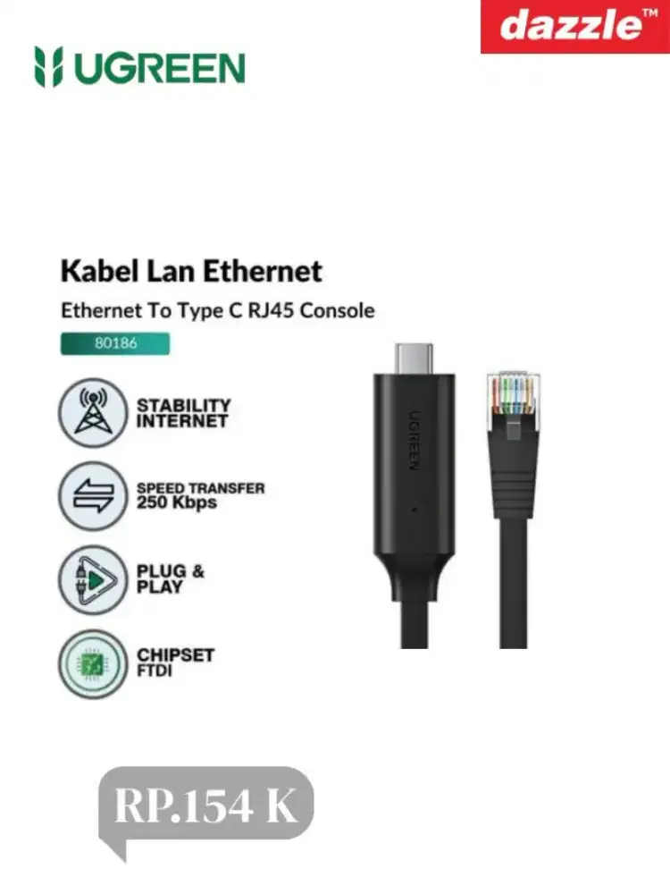 Kabel LAN ethernet to RJ45 Console ugreen