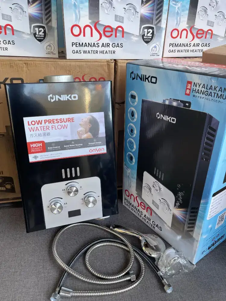 Baru NIKO ONSEN water heater pakai gas garansi resmi 1 tahun