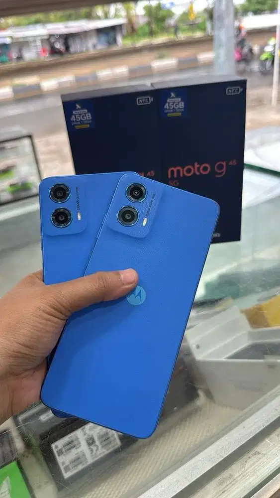 MOTOROLA G45 5G RAM 16/256 FULLSET SUPER MULUS BARANG LANGKA BERGARANS