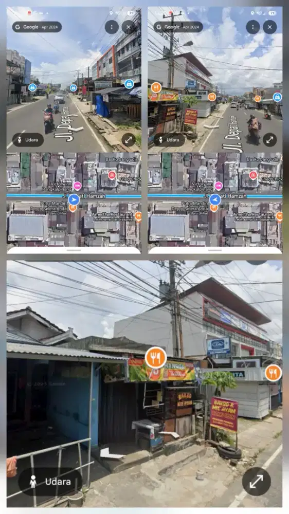 Dijual Rumah dan Kontrakan 3 pintu. Ukuran Tanah 40 x 10 M ( SHM )
