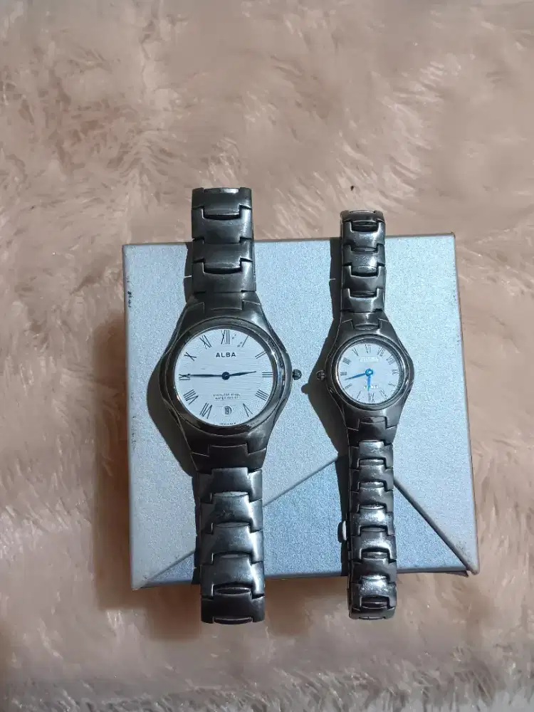 JAM TANGAN ALBA COUPLE DAPAT 2 JAM