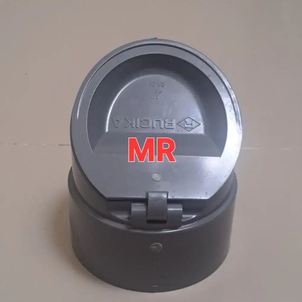 BACKFLOW VALVE/TUTUP PEMBUANGAN PIPA PVC RUCIKA 4 INCH