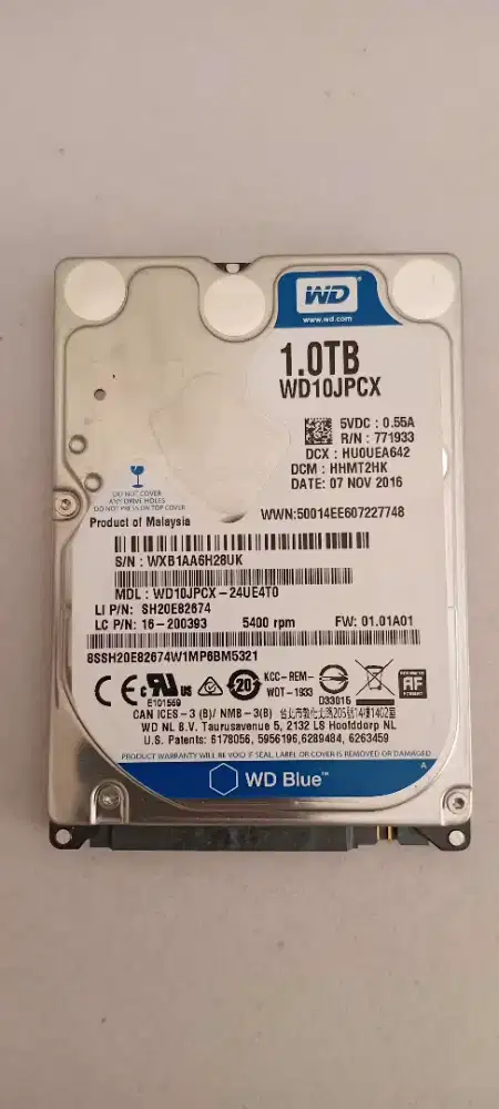 Hardisk WD 1 tb