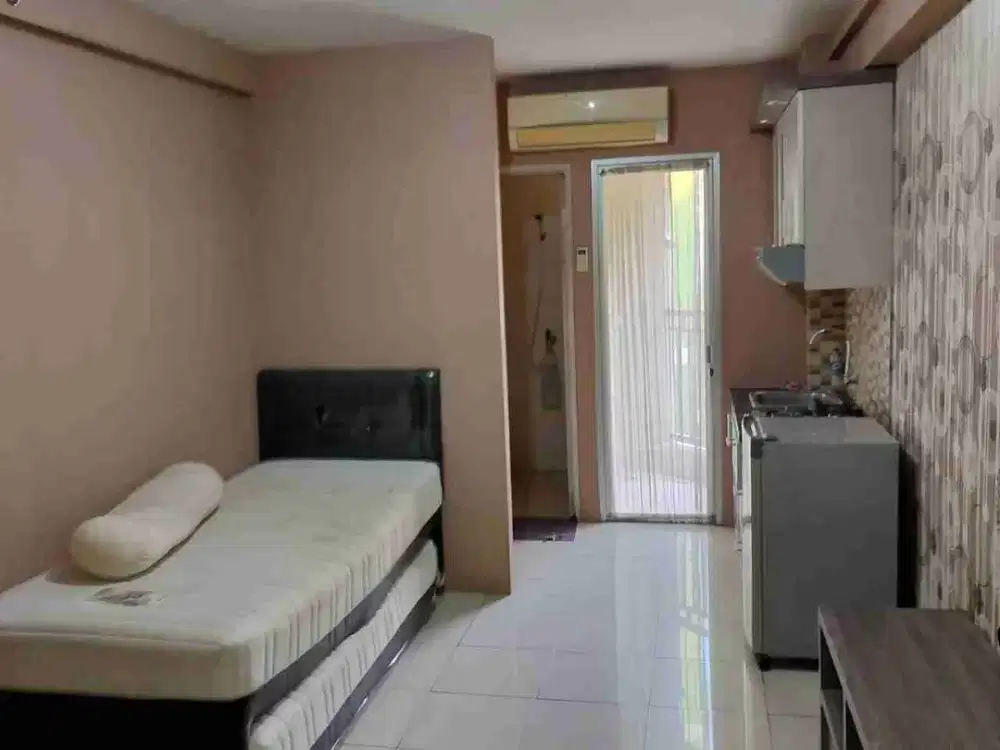 dijual apart GREEN PALCE STUDIO TIPE BESAR SHM FULL FURNISHED kalibata city