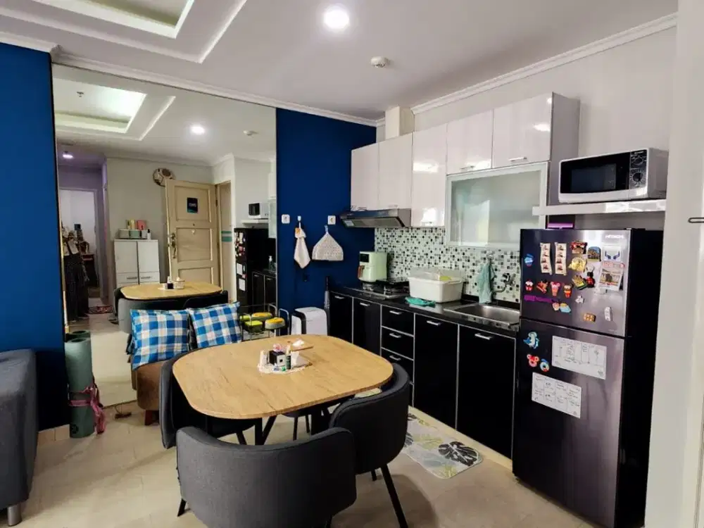 DIJUAL APARTEMEN CITY HOME MOI KELAPA GADING TOWER HAWAIAN BAY LT RENDAH FULL FURNISH