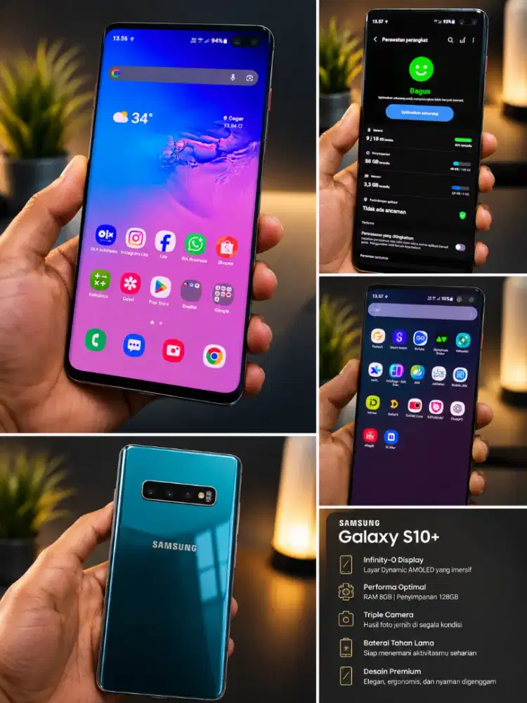 Samsung S10+ 8/128GB SEIN