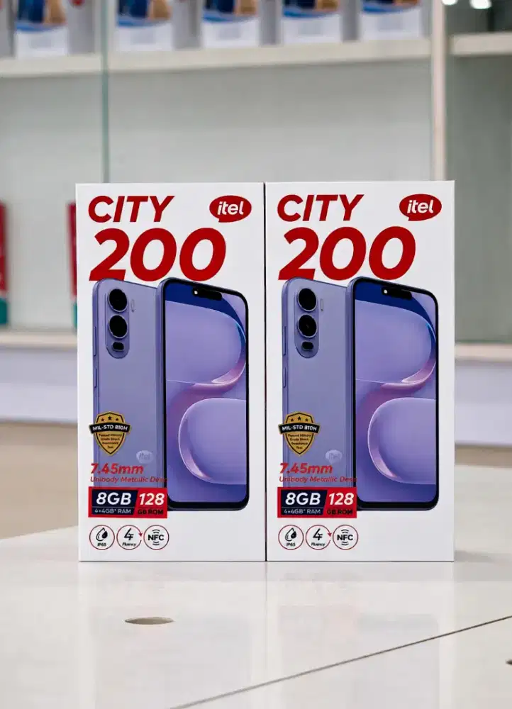 Itel City 200 4/128GB (new) *Bisa Cod , Fastrespon WA