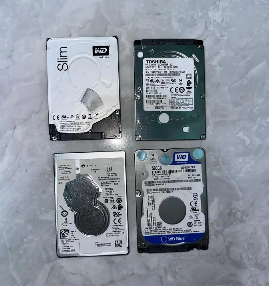 Jual Murah Hardisk (Hdd) 1 tb - Borong 4 langsung