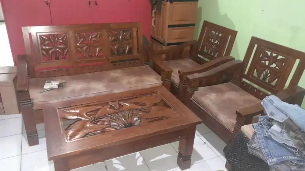 Kursi tamu jati asli jepara barang ekspor