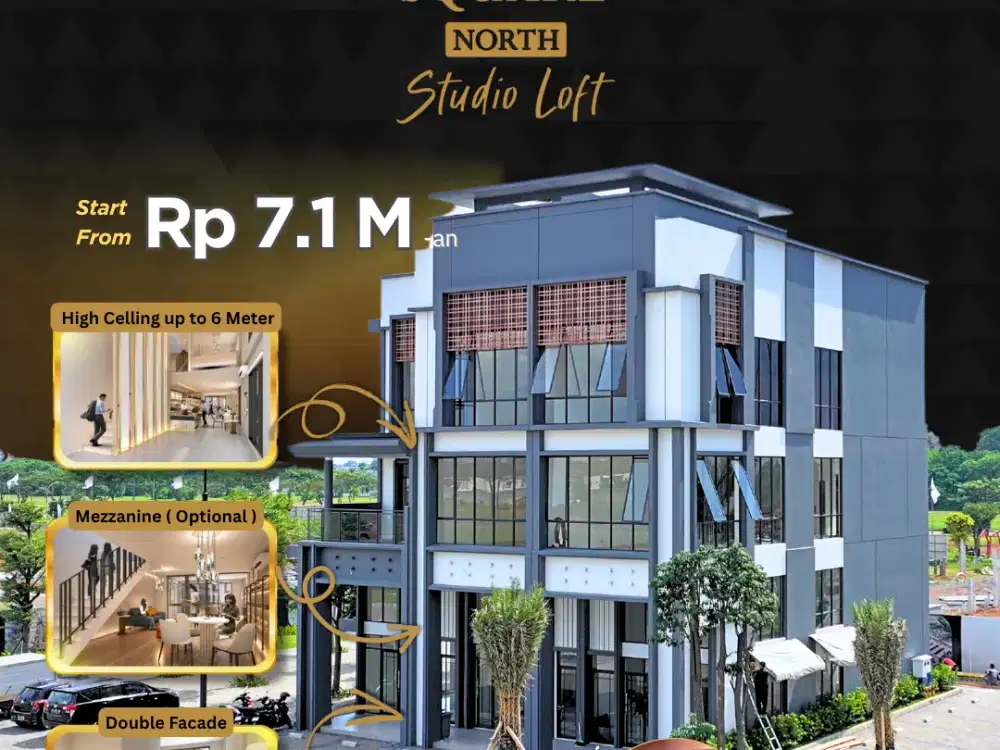 Dijual Ruko High End Pasadena Studio Loft di Gading Serpong