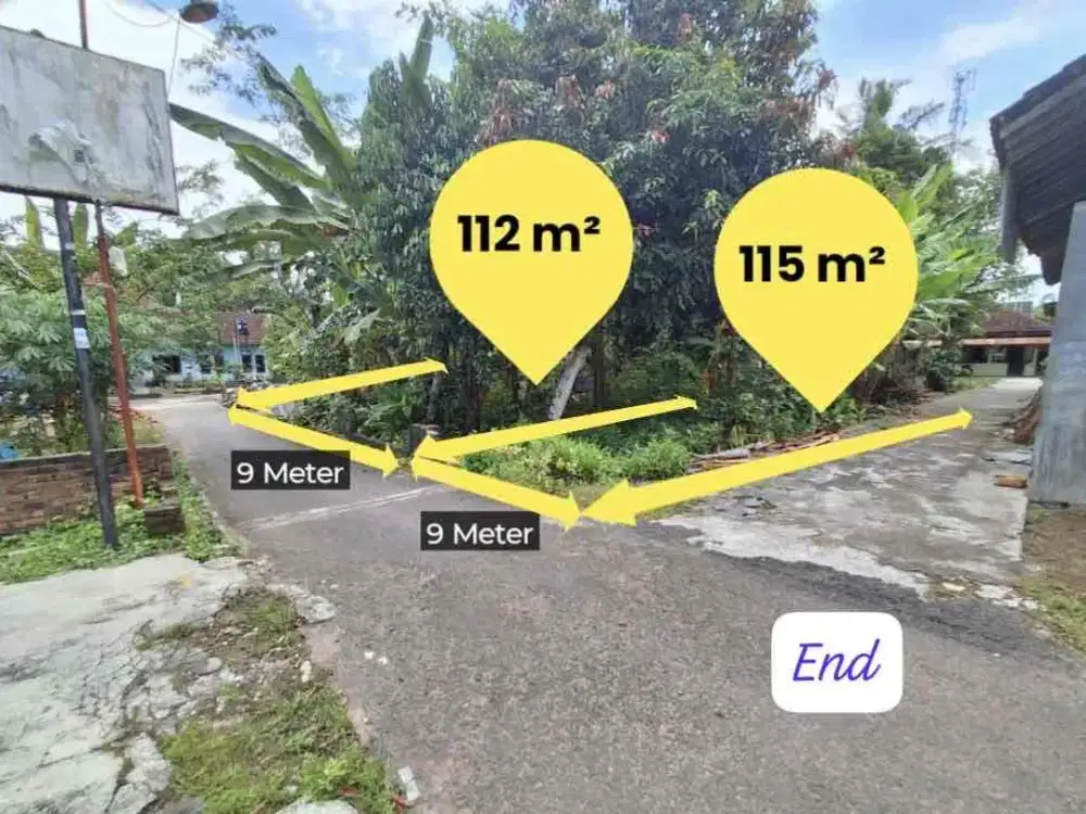 Dijual Tanah Kavling 2 Unit di Kemusuk Dekat Calon Polda DIY