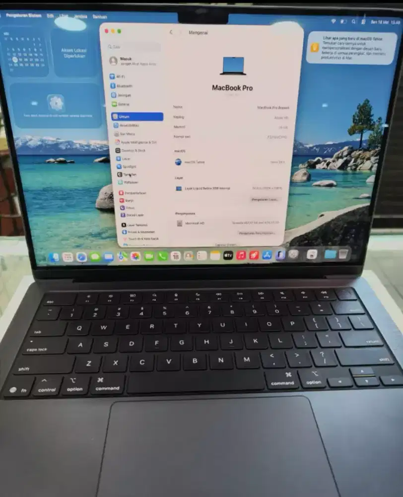 Ready Macbook Pro  M5 14 16/512gb ibox, garansi on