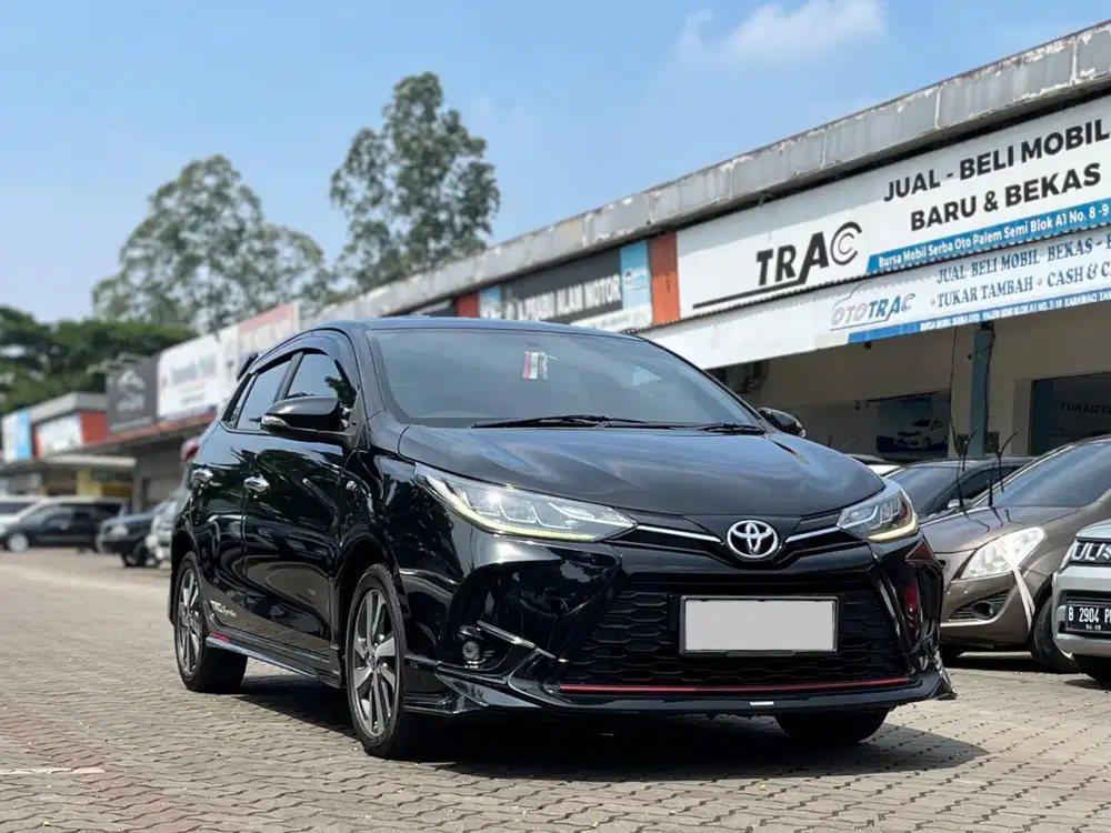 TOYOTA YARIS S TRD 1.5 AT MATIC 2021 HITAM 3 AIRBAG