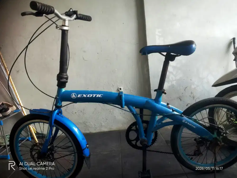 Dijual murah sepeda lipat exotic UK 20 siap pakai