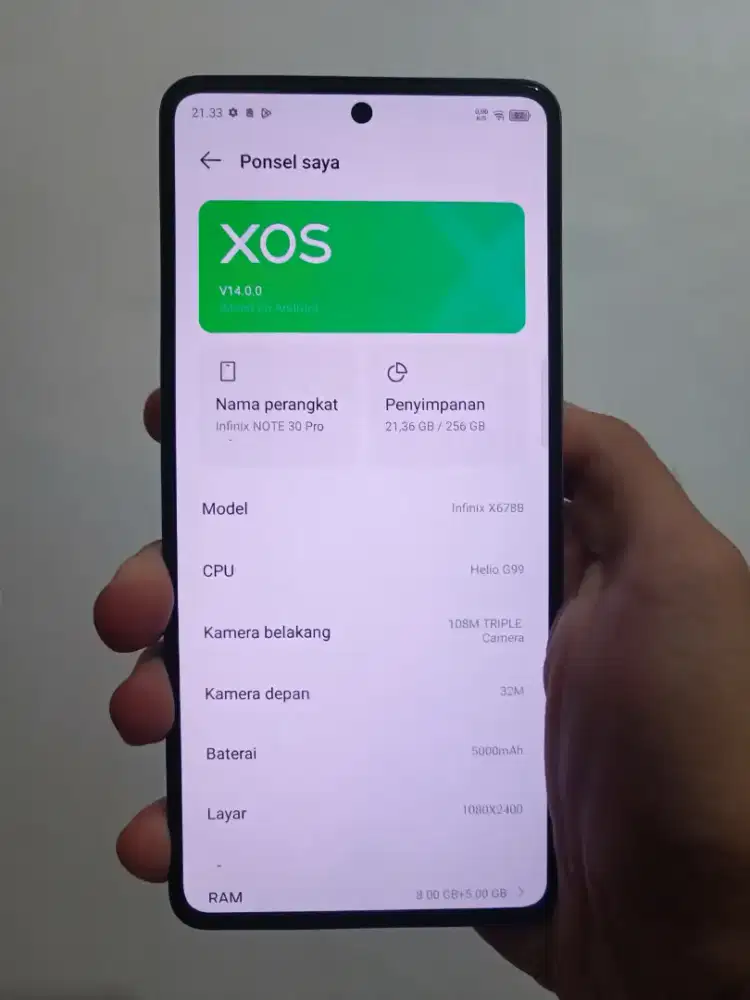 INFINIX NOTE 30 PRO, 8/256